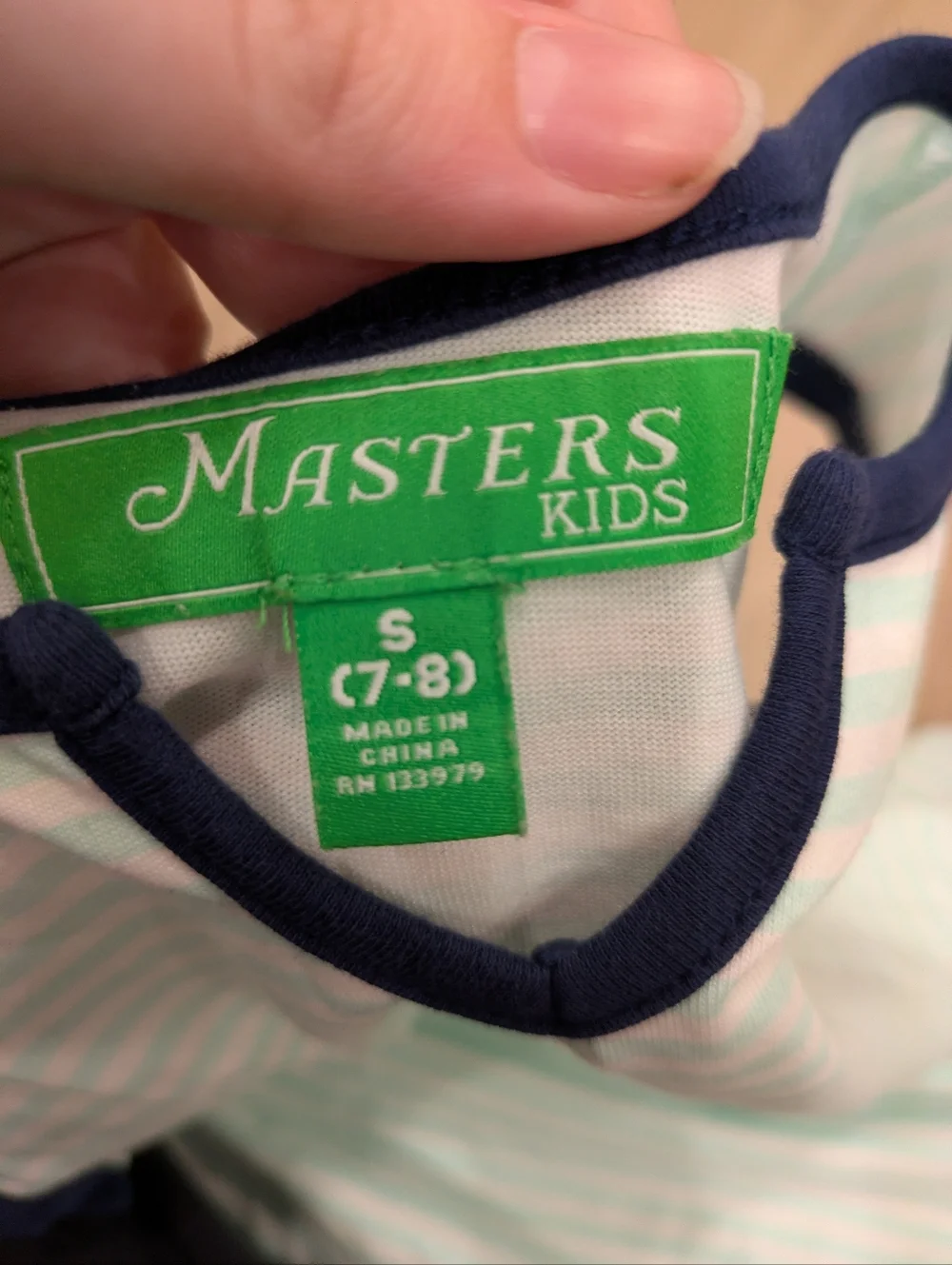 Masters Kid Striped Dress Size 7-8
